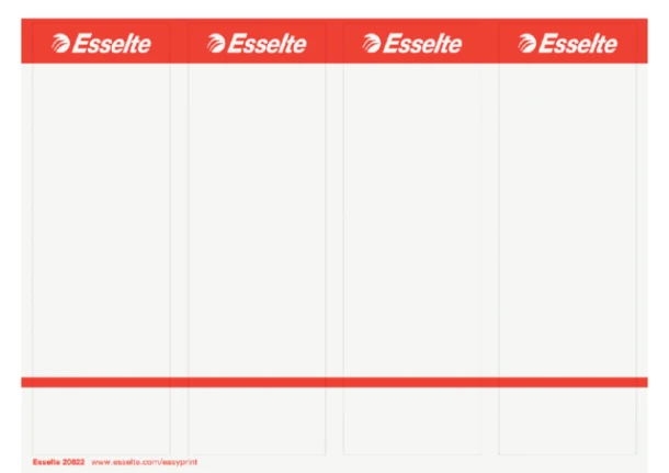 Rugetiket Esselte PC printbaar 20820 49x158 breed