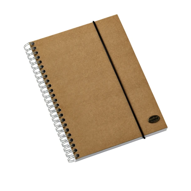 Notitieboek Multo Kraft A5 140blz spiraal lijn