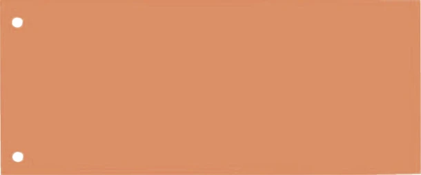 Scheidingsstrook Oxford smal 240x105mm 190gr oranje 100 stuks