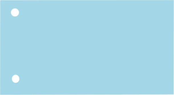 Scheidingsstrook Elba breed 225x120mm 190gr blauw 100 stuks