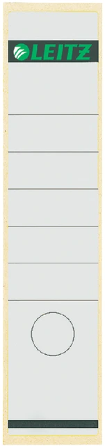 Rugetiket Leitz 1640 61x285 zelfkl. wit 10 stuks