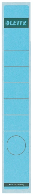 Rugetiket Leitz 1648 38x290 zelfkl. blauw 10 st