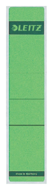 Rugetiket Leitz 1643 38x190 zelfkl. groen 10 stuk