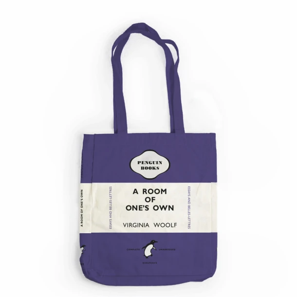 Penguin bag - a room of one's own: virginia woolf – boek cover