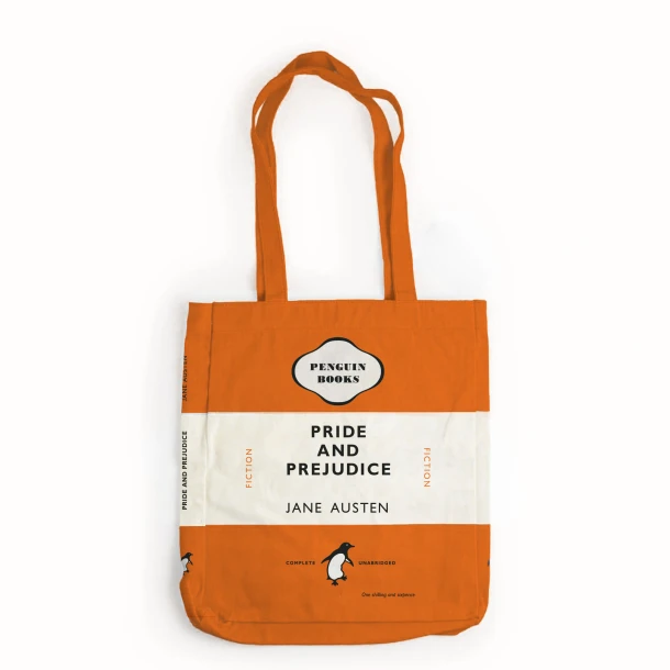 Penguin bag - pride and prejudice: jane austen – boek cover