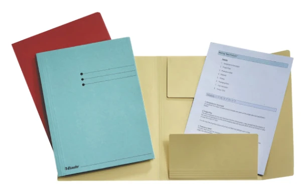 Dossiermap Esselte A4 300grams blauw