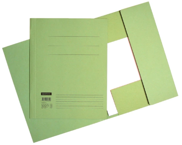 Dossiermap Quantore folio 320gr groen per 10 stuks