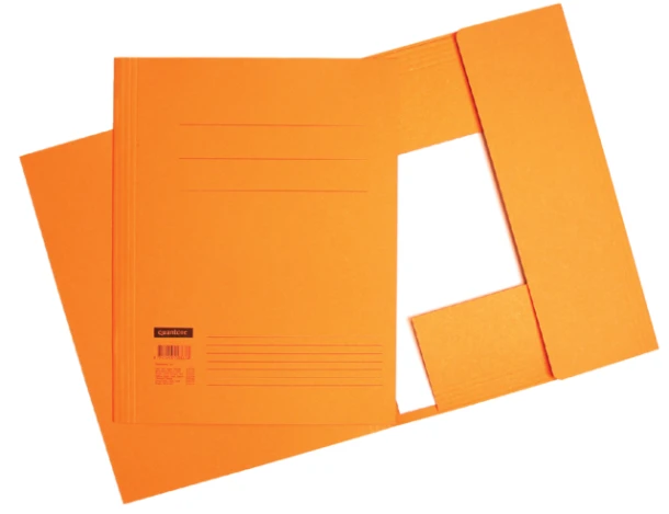 Dossiermap Quantore folio 320gr oranje per 10 stuk