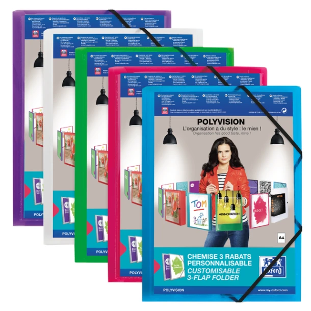 Elastomap Elba A4 Polyvision Insteektas assortie