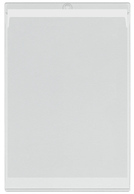 Insteekmap U-model Leitz Premium met ophangoog 0.20mm PVC A4 transparant 50 stuks