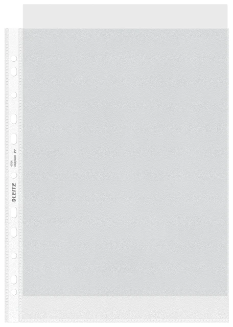 Showtas Leitz Premium 0.10mm PP A4 transparant 100 stuks
