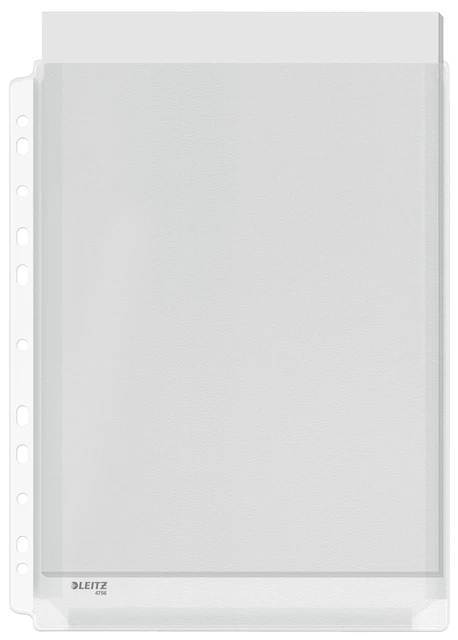 Showtas Leitz Premium copy safe 0.17mm PVC Expansievouw glashelder 10 stuks
