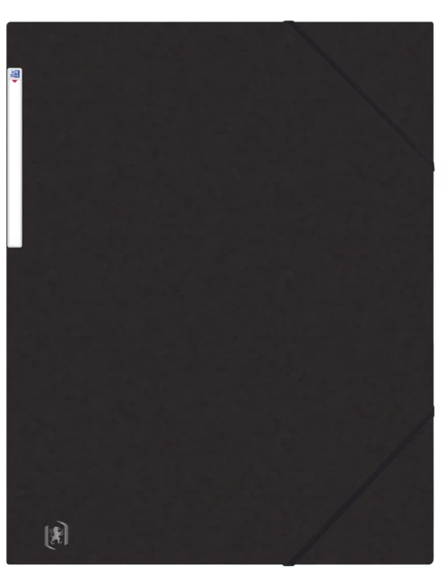 Elastomap Oxford Top File+ A3 3 kleppen 390g zwart