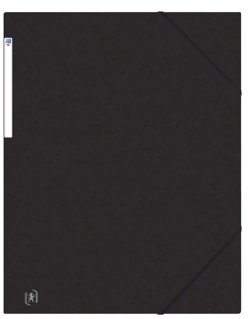 Elastomap Oxford Top File+ A3 3 kleppen 390g zwart