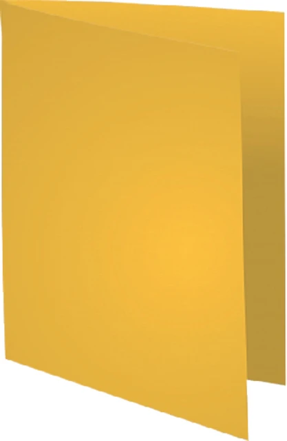 Vouwmap Exacompta Forever A4 170gr kanariegeel; pak 100 stuks
