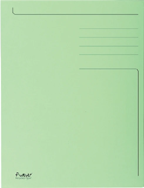 Dossiermap Exacompta Forever 300gr groen ds à 50