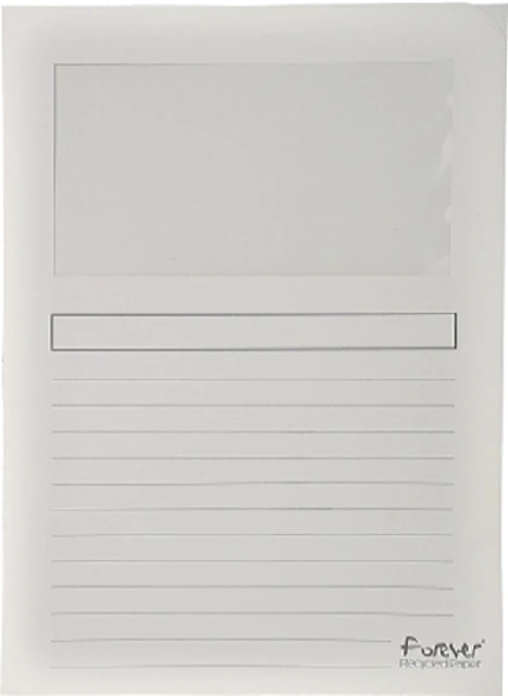 Venstermap Exacompta Forever L-model 120gr wit 100 stuks
