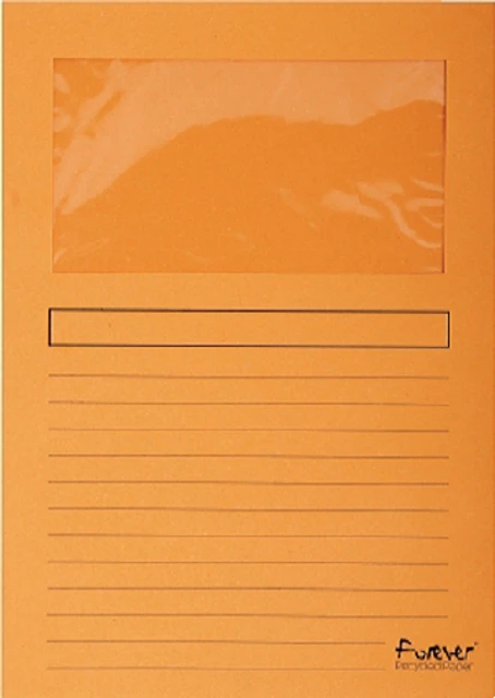 Venstermap Exacompta Forever L-model 120gr oranje 100 stuk
