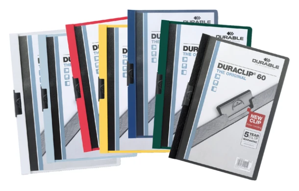 Klemmap Durable 220907, A4 60 pagina‘s donkerblauw