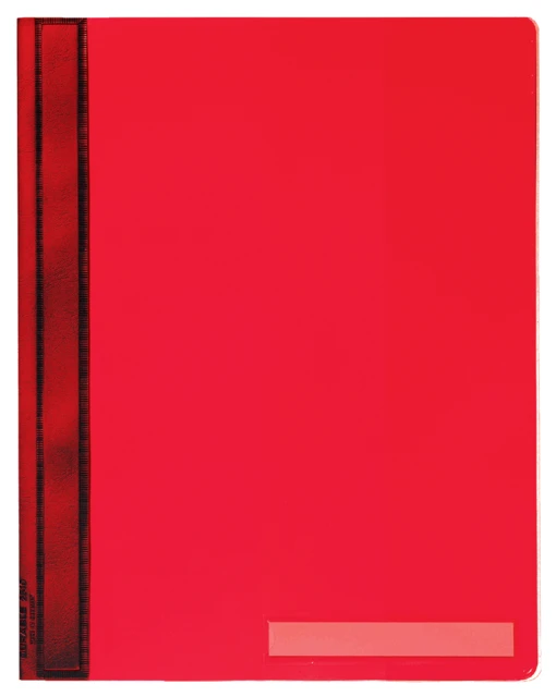 Snelhechter Durable 2510 A4 PVC extra breed rood