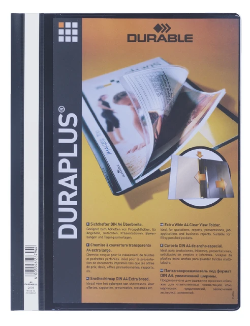 Snelhechter Durable Duraplus 2579 zwart
