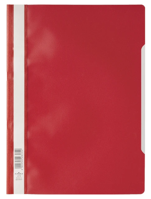 Snelhechter Durable A4 PP rood