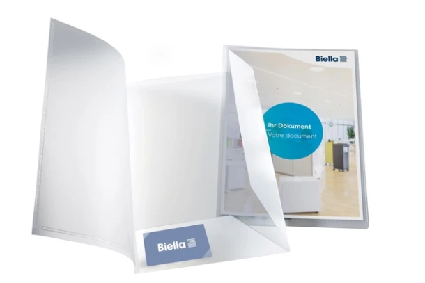 Offertemap Biella + insteek en 2 kleppen PP Cylar