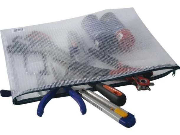 Opbergtas A4 met rits Handy Pouch transparant