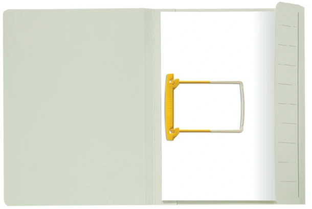 Clipmap Secolor A4 100% gerecycled karton 250gr grijs verpakt per 10 stuks