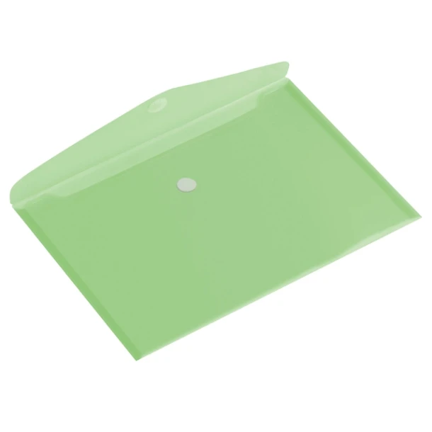 Enveloptas HF2 238x334mm liggend + drukknop groen