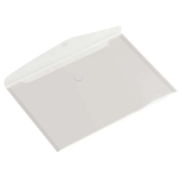 Enveloptas HF2 238x334mm liggend + drukknop wit