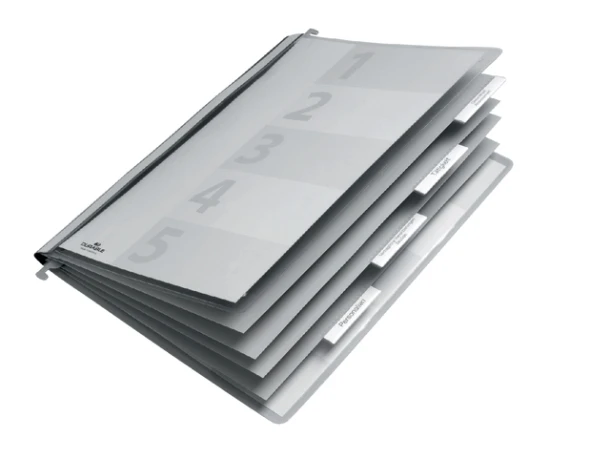 Personeelszakenmap Durable 2555 blauw 5-delig