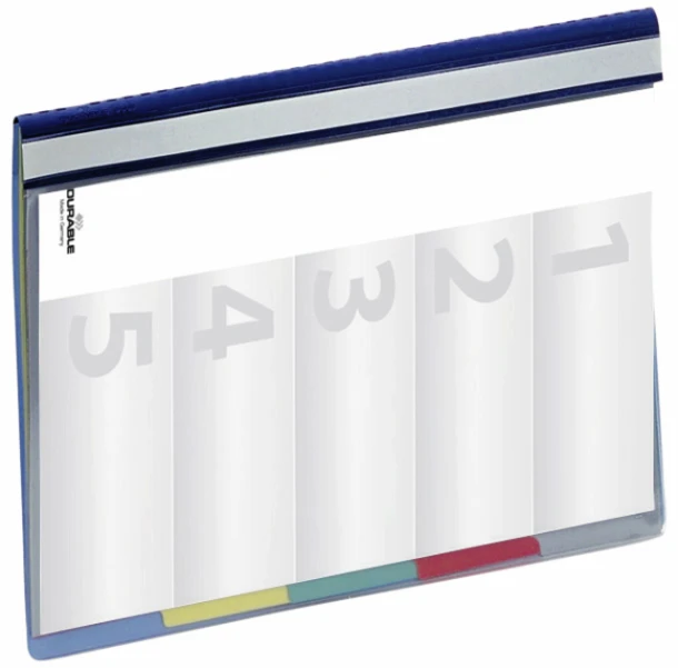 Organisatiemap Divisoflex Durable 2557 blauw; 5st