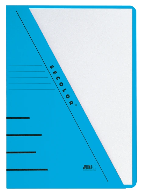 Insteekmap Djois Secolor A4 recycled 250gr blauw