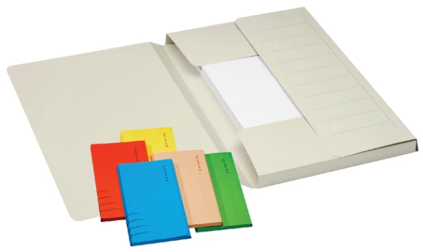 Dossiermap Jalema Mammoet folio 3 kleppen 270gr geel