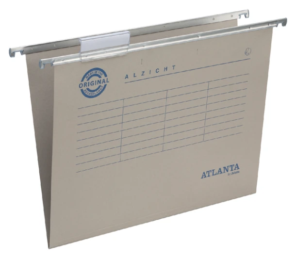 Hangmap Alzicht A6623-15 folio V-bodem met hechting; doos 25 stuks
