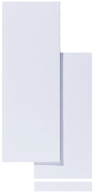 Ruiterstrook voor Djois Alzicht hangmappen 100mm wit 25 stuks