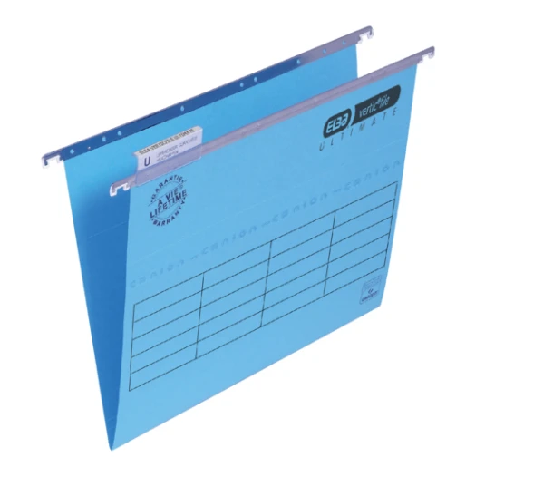 Hangmap Elba Verticfile Ultimate A4 V bodem blauw; doos 25 stuks