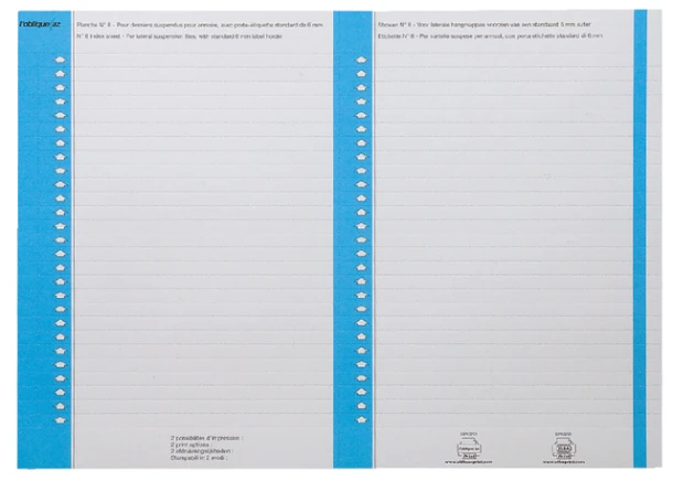 Ruiterstroken Qblique 410854 blw/wit; pk10vel