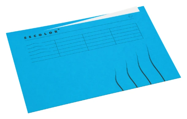Vouwmap A4 Secolor blauw (3164102)