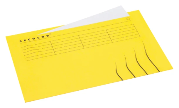 Vouwmap folio Secolor geel (A6002-544)