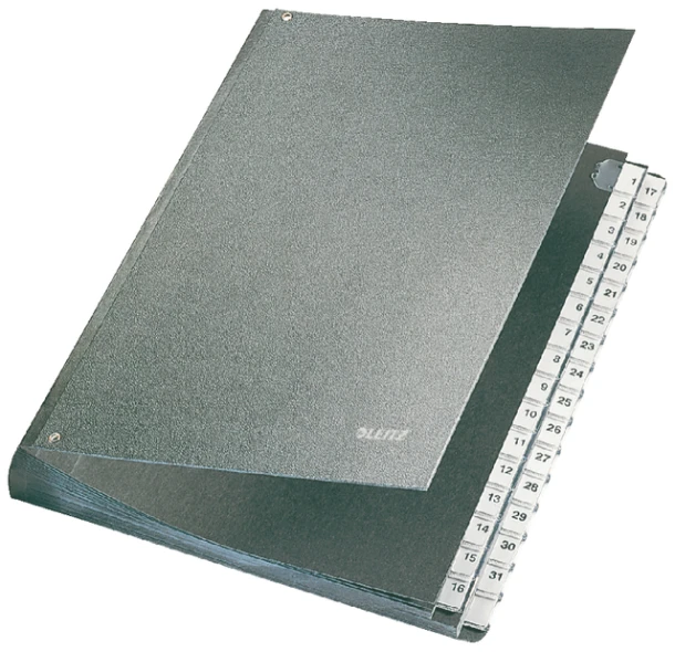 Sorteermap Leitz 5831 1 t/m 31 zwart