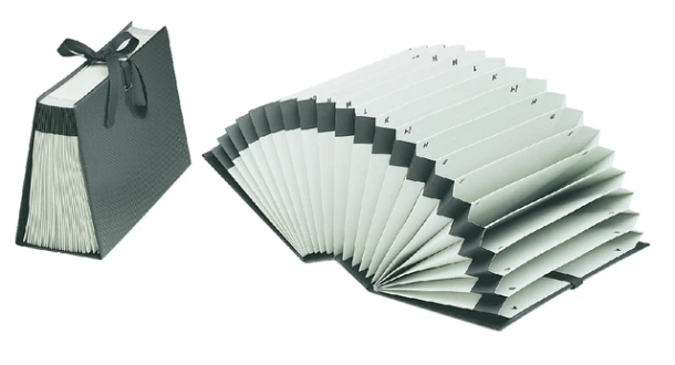 Voorordner Jalema folio A t/m Z PVC omslag 21 vaks