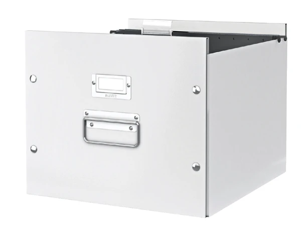 Hangmappenbox Leitz click & store WOW gerecycled karton 357x285x367mm wit