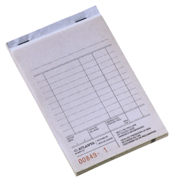 Kassablok A3464-43 142x100mm Houtvrij 50x2vel