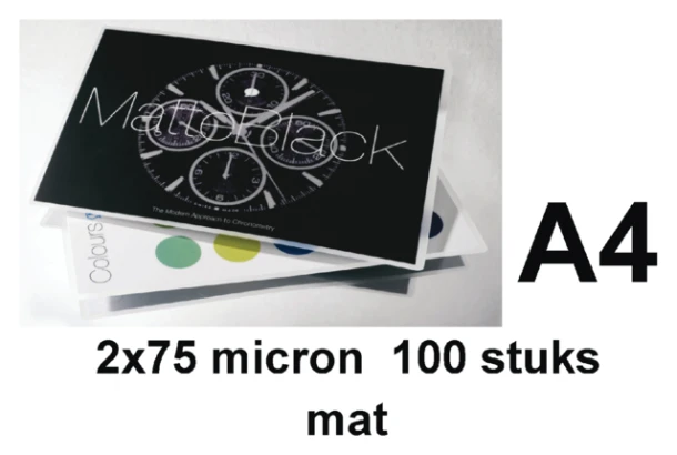 Lamineerhoes GBC A4 75micr mat; doos 100st