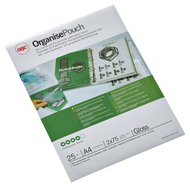Lamineerhoes Gbc Organize A4 2x75micron