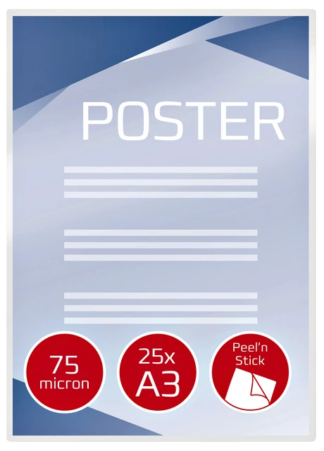 Lamineerhoes Gbc A3 Zelfklevend 2x75micron