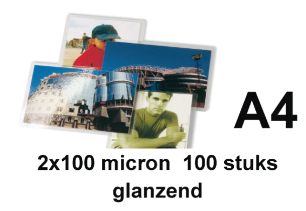 Lamineerhoes GBC A4 216x303mm 100mic;ds 100st