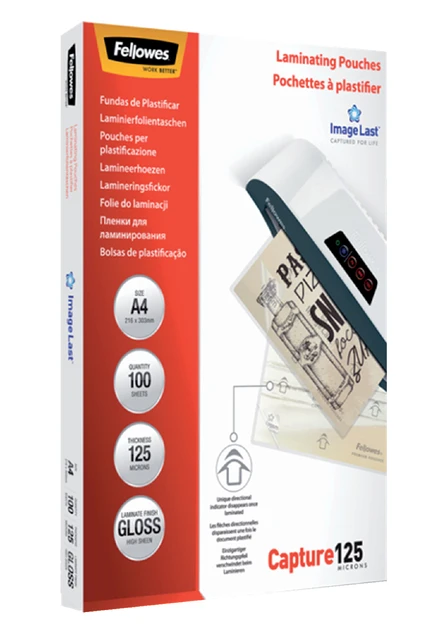 Lamineerhoes Fellowes A4 125mic pk a 100